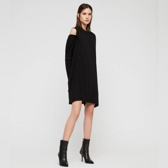 Allsaints Sweater Dress Black